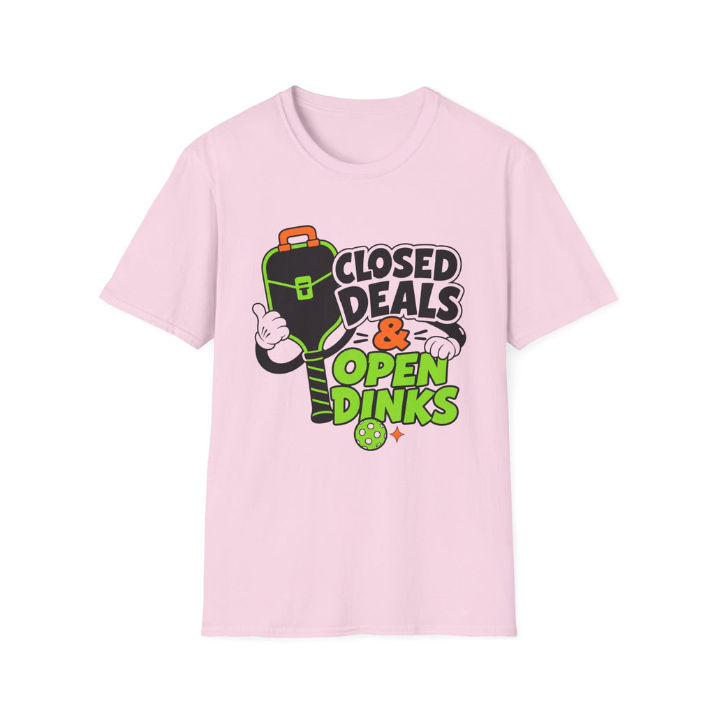 Closed Deals & Open Dinks Paddle T-Shirt