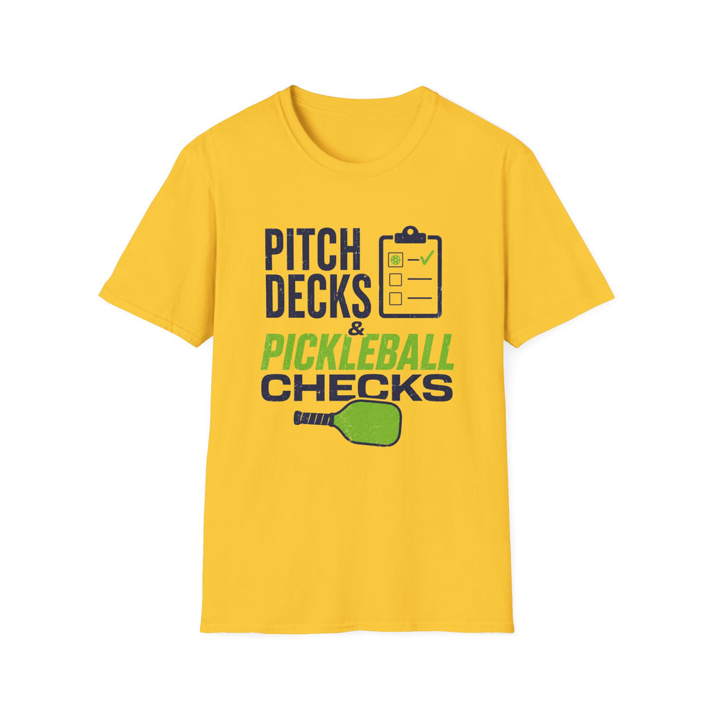 Pitch Decks & Checks T-Shirt