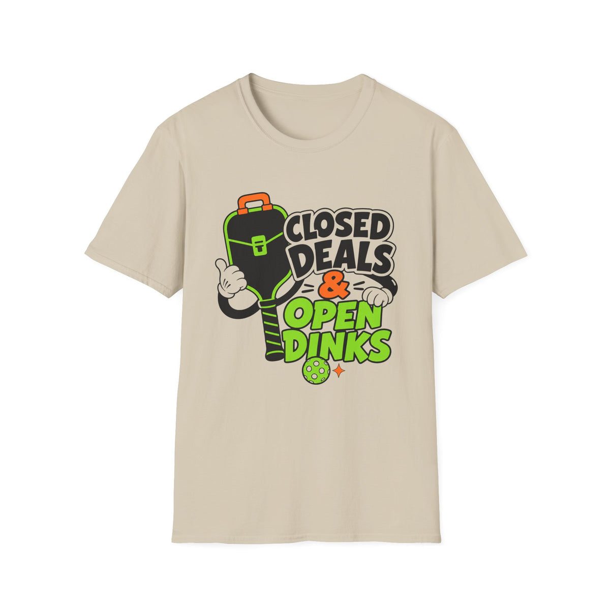 Closed Deals & Open Dinks Paddle T-Shirt